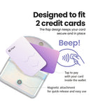 Side Flap Card Wallet <b> Pink </b>