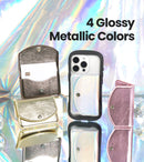 Side Flap Card Wallet <b> Pink </b>