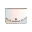 Side Flap Card Wallet <b> Aurora Silver </b>