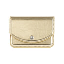 Side Flap Card Wallet <b> Gold </b>
