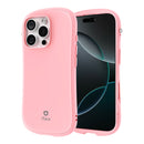 iFace First Class phone case for iPhone 16 Pro in pink and pink
