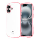 iFace First Class phone case for iPhone 16 color in pink and white