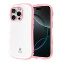 iFace First Class phone case for iPhone 16 Pro in pink and white