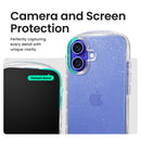 Look in Clear Glitter<b> iPhone 16 Plus <b>
