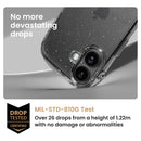 Look in Clear Glitter<b> iPhone 16 <b>