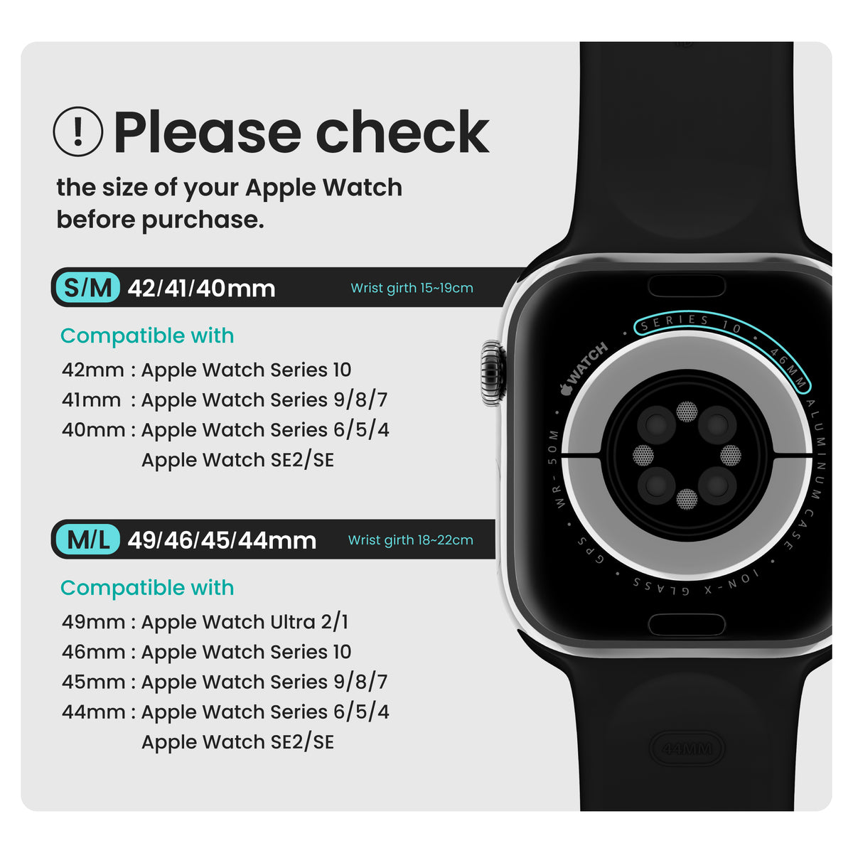 Apple Watch Color on Band S M