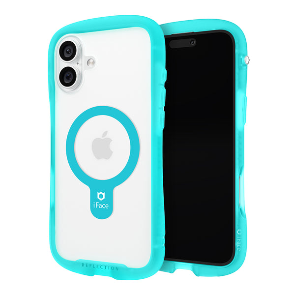 Apple iPhone 16Plusティール強化ガラス・iFaceつき iPhone 16 Series