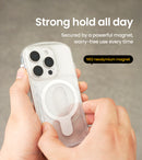 Magsynq Standard Card Wallet Clear <b> Clear Pink</b>