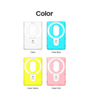 Magsynq Standard Card Wallet Clear <b> Clear Pink</b>