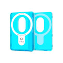 Magsynq Standard Card Wallet Clear <b> Clear Blue</b>